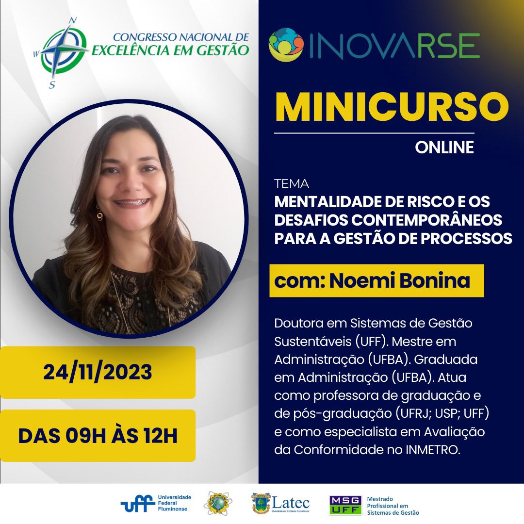 MENTALIDADE DE RISCO E OS DESAFIOS CONTEMPORÂNEOS PARA A GESTÃO DE PROCESSOS