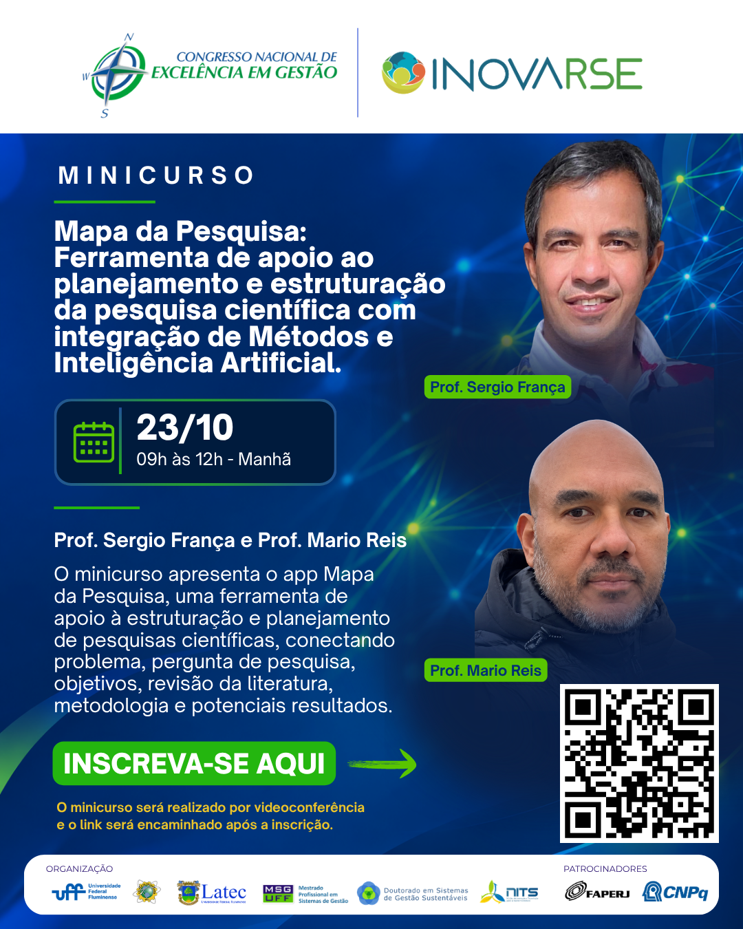 Mapa da Pesquisa | Prof. Sergio França e Prof. Mario Reis
